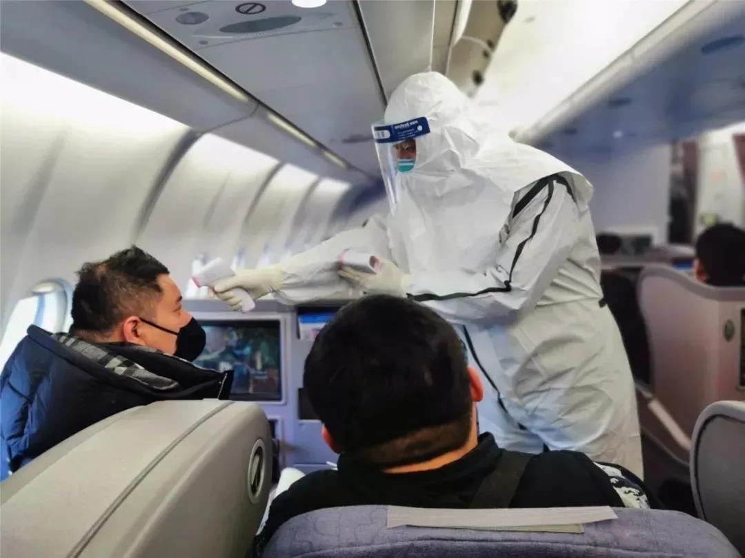 长春机场筑牢疫情防控空中防线，保障旅客安全出行