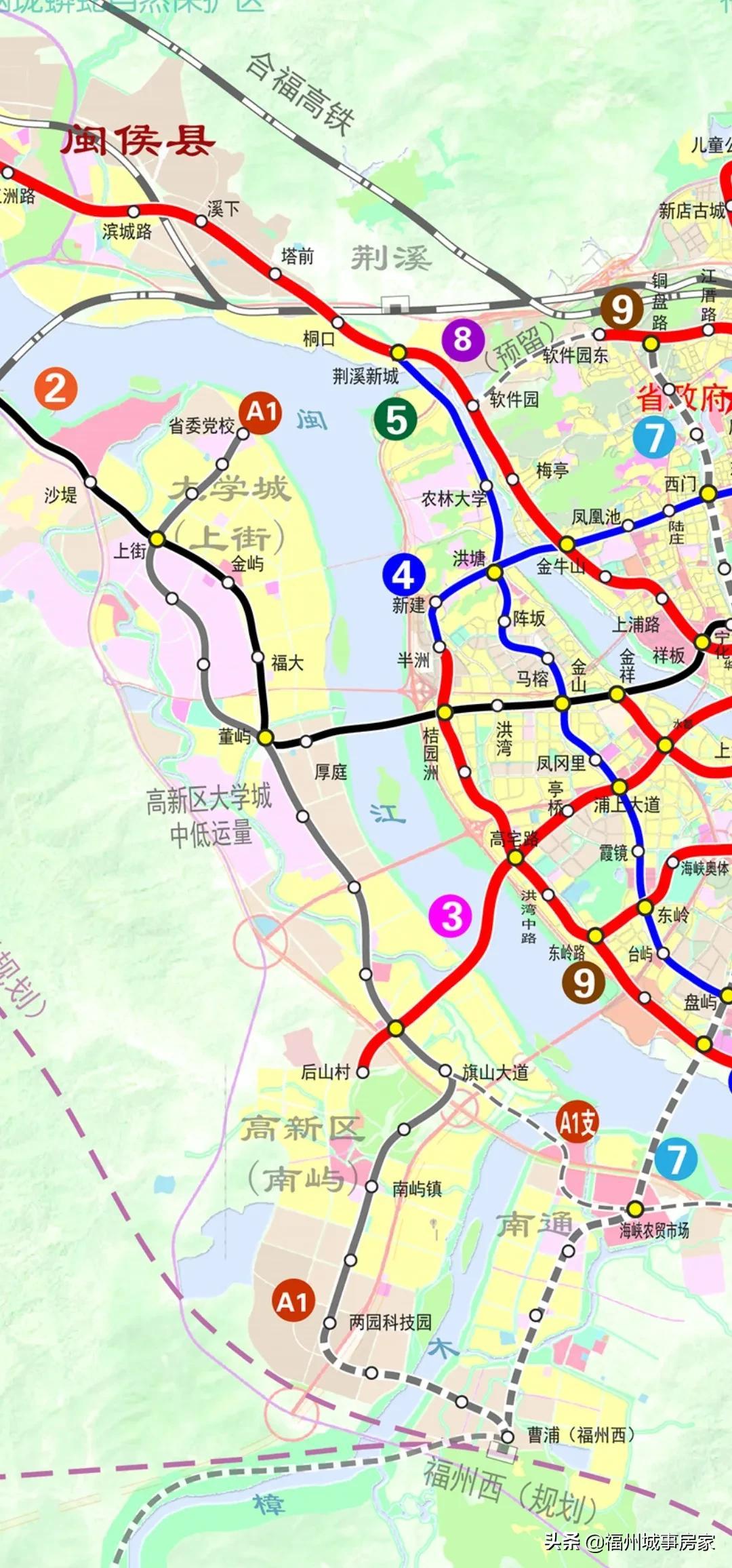 福州地铁五号线/福州地铁线路图