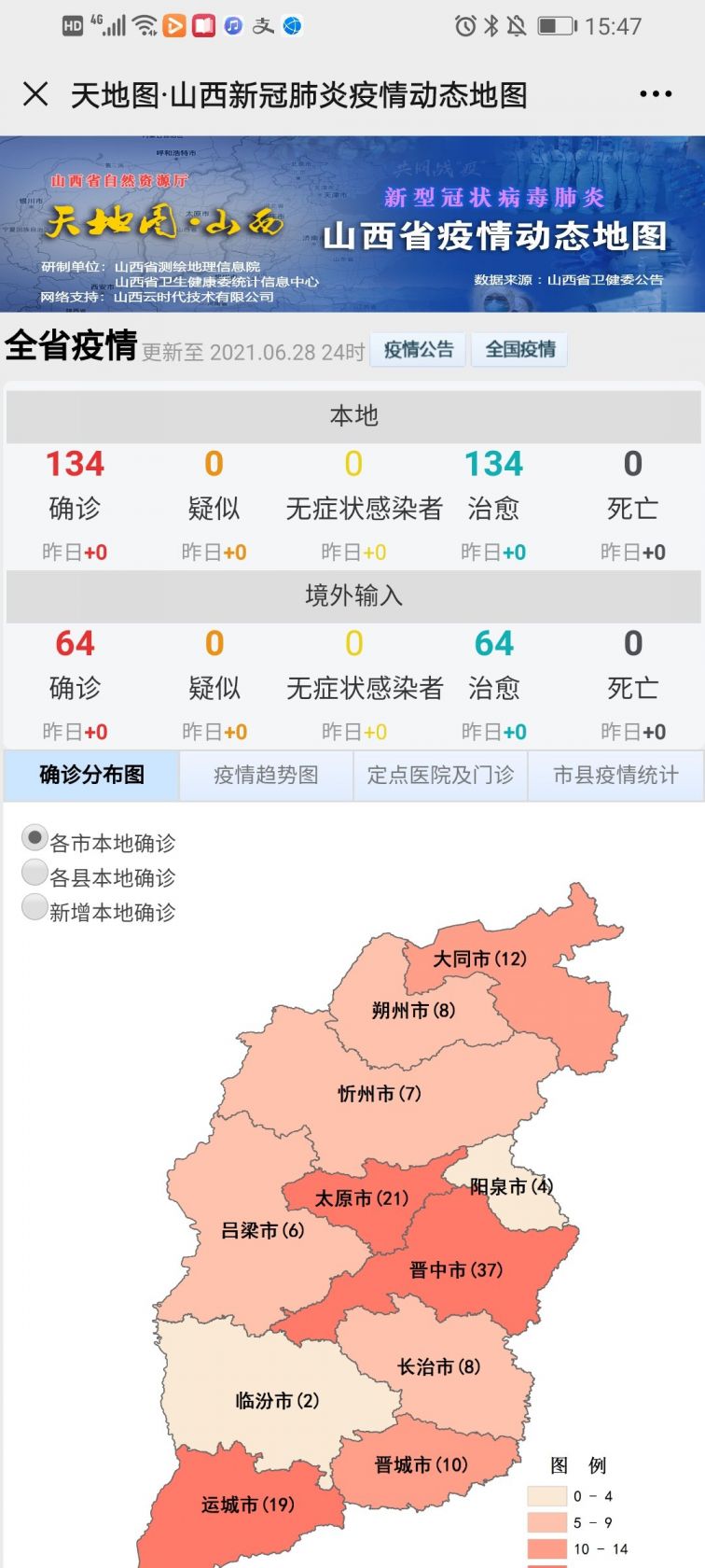 山西省疫情官网首页/山西省疫情报告系统