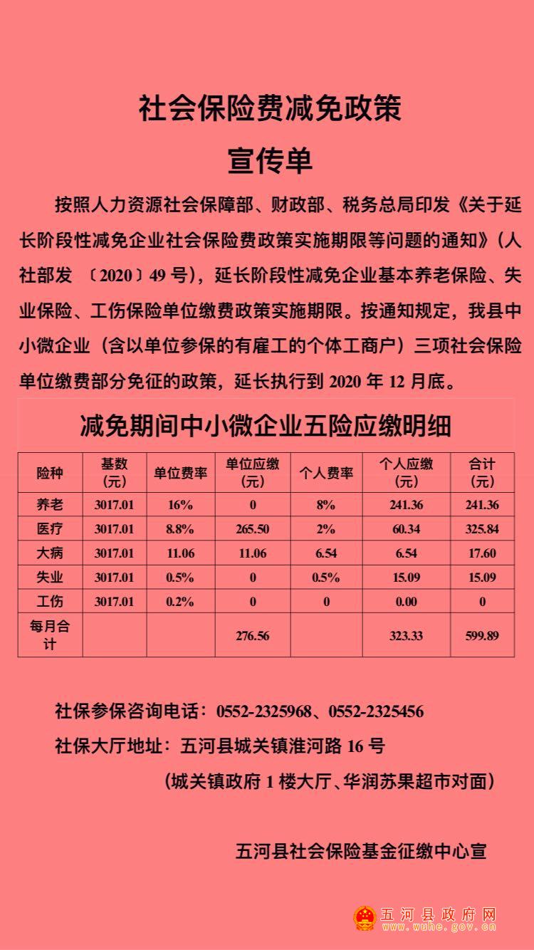 天津市社保疫情期间缴费明细（天津市疫情期间社保减免优惠政策）