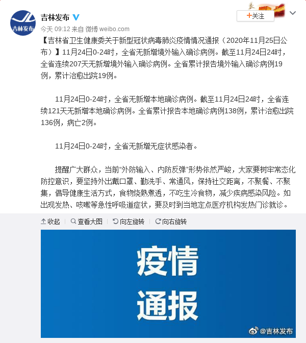 吉林省瘟疫最新疫情/吉林省瘟疫最新疫情通报