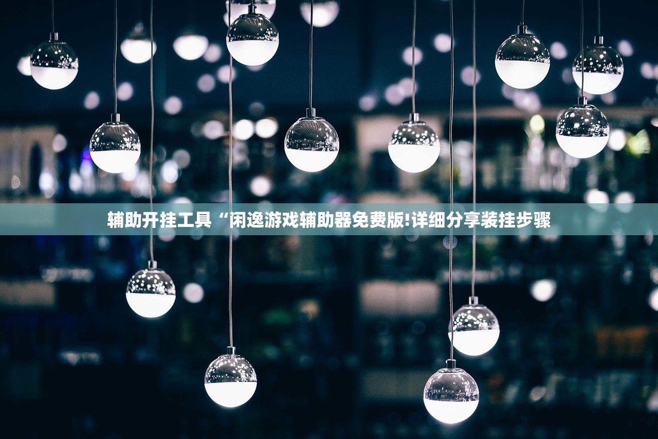 辅助开挂工具“闲逸游戏辅助器免费版!详细分享装挂步骤