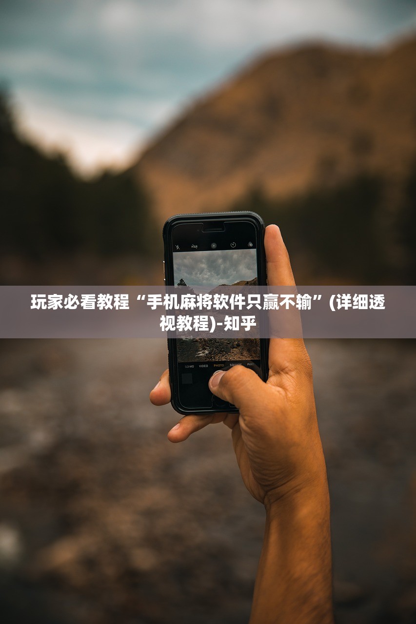 玩家必看教程“手机麻将软件只赢不输”(详细透视教程)-知乎