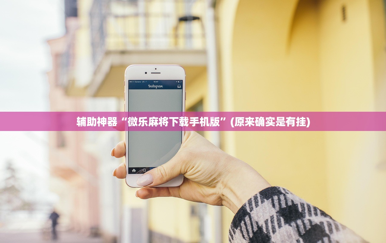 辅助神器“微乐麻将下载手机版”(原来确实是有挂)