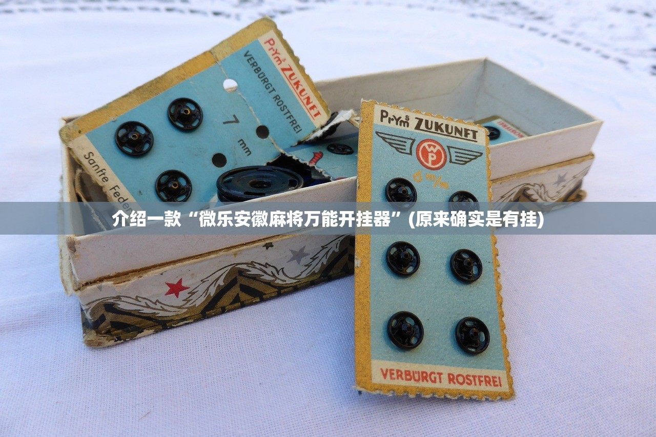 介绍一款“微乐安徽麻将万能开挂器”(原来确实是有挂) 介绍一款“微乐安徽麻将万能开挂器”(原来确实是有挂)