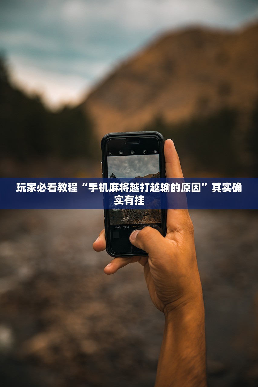 玩家必看教程“手机麻将越打越输的原因”其实确实有挂