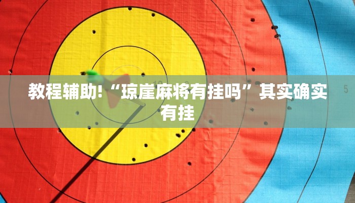 教程辅助!“琼崖麻将有挂吗”其实确实有挂 教程辅助!“琼崖麻将有挂吗”其实确实有挂