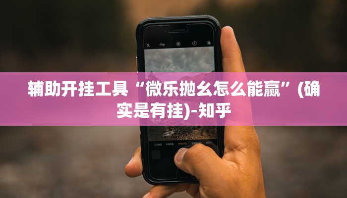 辅助开挂工具“微乐抛幺怎么能赢”(确实是有挂)-知乎