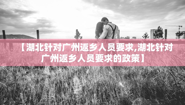 【湖北针对广州返乡人员要求,湖北针对广州返乡人员要求的政策】