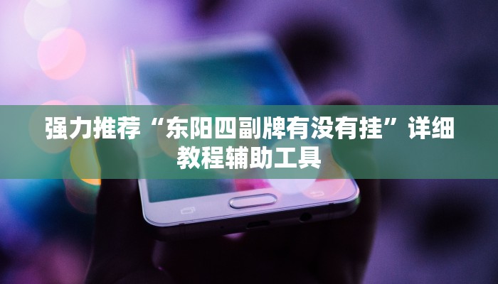 强力推荐“东阳四副牌有没有挂”详细教程辅助工具
