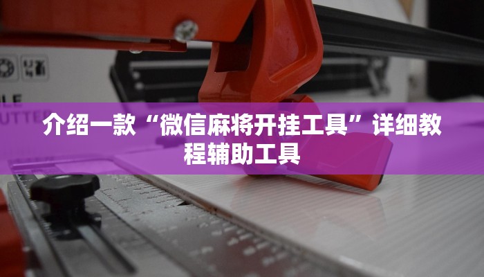 介绍一款“微信麻将开挂工具”详细教程辅助工具