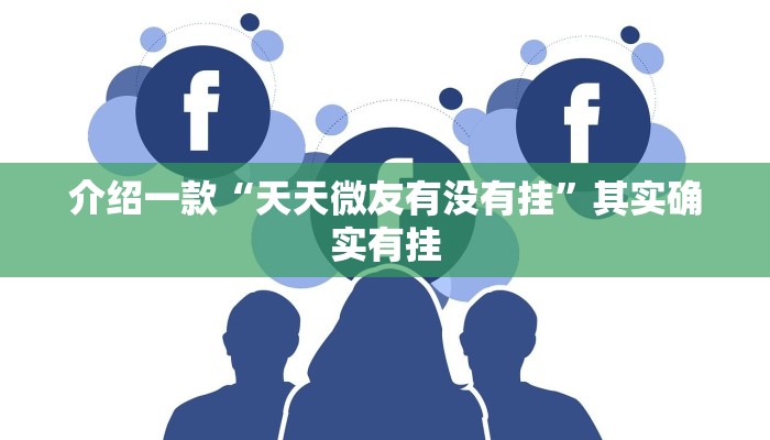 介绍一款“天天微友有没有挂”其实确实有挂