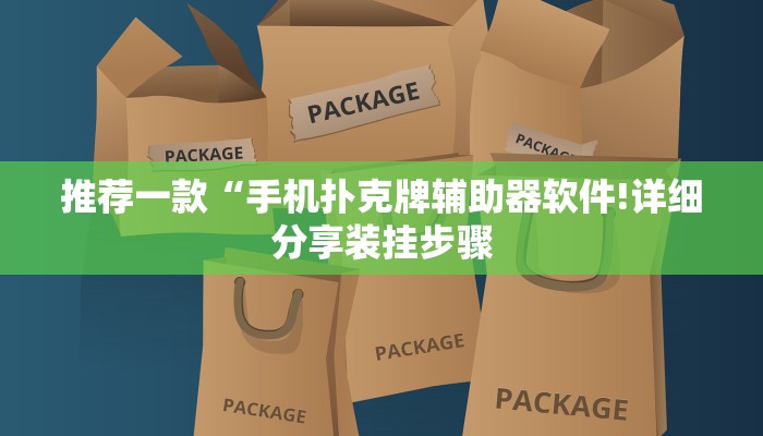 推荐一款“手机扑克牌辅助器软件!详细分享装挂步骤