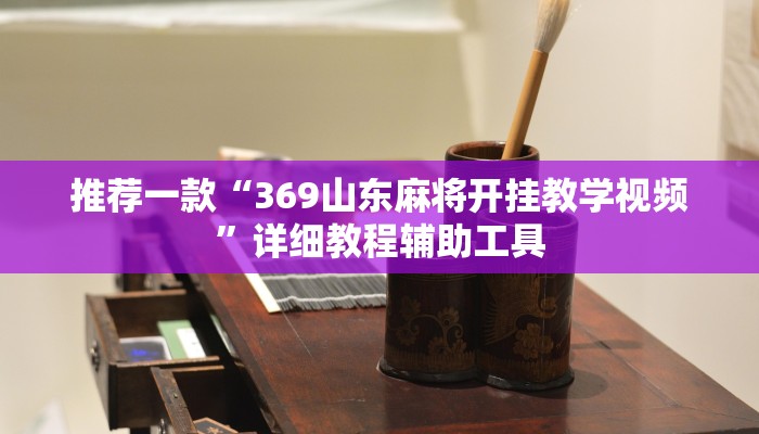 推荐一款“369山东麻将开挂教学视频”详细教程辅助工具