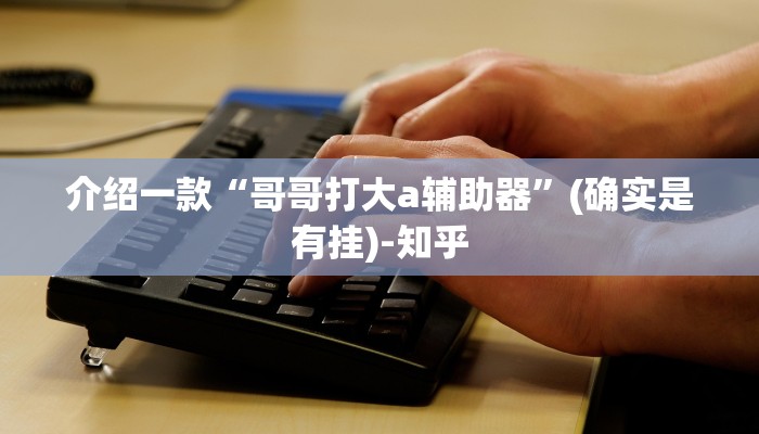 介绍一款“哥哥打大a辅助器”(确实是有挂)-知乎