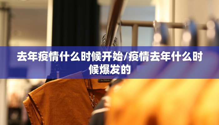 去年疫情什么时候开始/疫情去年什么时候爆发的