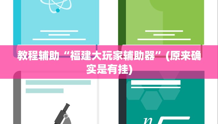 教程辅助“福建大玩家辅助器”(原来确实是有挂)