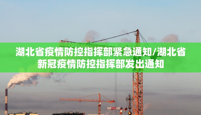 湖北省疫情防控指挥部紧急通知/湖北省新冠疫情防控指挥部发出通知 湖北省疫情防控指挥部紧急通知/湖北省新冠疫情防控指挥部发出通知