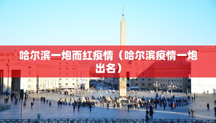 哈尔滨一炮而红疫情（哈尔滨疫情一炮出名）