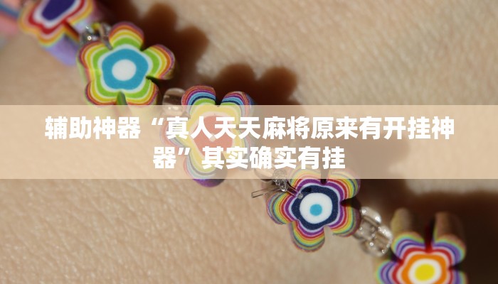 辅助神器“真人天天麻将原来有开挂神器”其实确实有挂