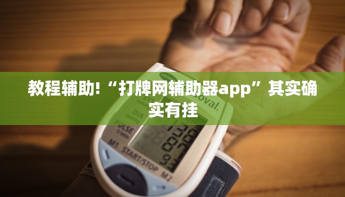 教程辅助!“打牌网辅助器app”其实确实有挂 教程辅助!“打牌网辅助器app”其实确实有挂