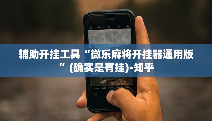 辅助开挂工具“微乐麻将开挂器通用版”(确实是有挂)-知乎