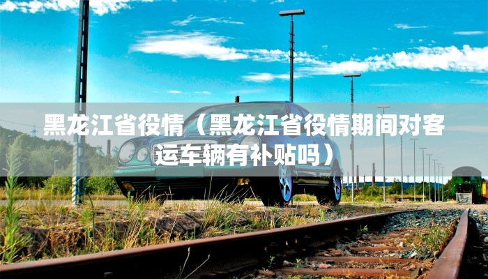 黑龙江省役情（黑龙江省役情期间对客运车辆有补贴吗）