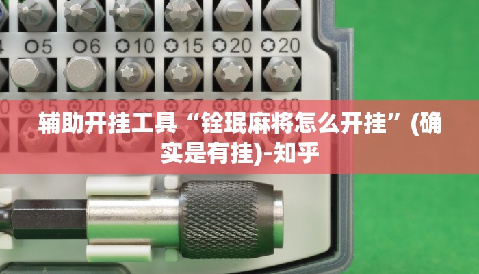 辅助开挂工具“铨珉麻将怎么开挂”(确实是有挂)-知乎