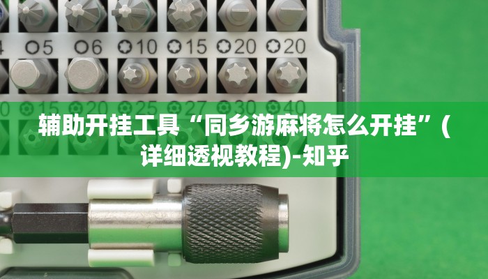 辅助开挂工具“同乡游麻将怎么开挂”(详细透视教程)-知乎