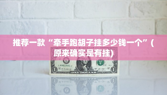推荐一款“牵手跑胡子挂多少钱一个”(原来确实是有挂)