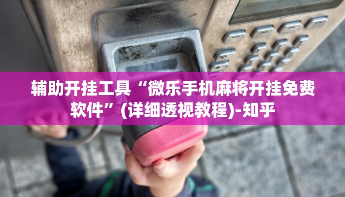 辅助开挂工具“微乐手机麻将开挂免费软件”(详细透视教程)-知乎
