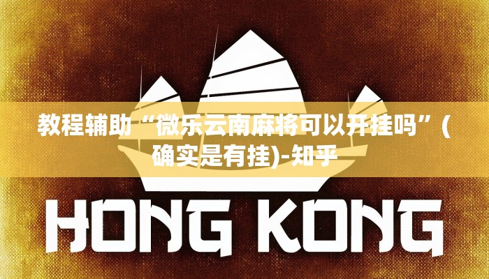 教程辅助“微乐云南麻将可以开挂吗”(确实是有挂)-知乎
