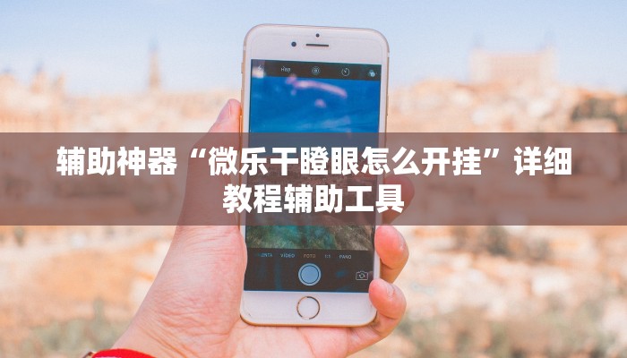 辅助神器“微乐干瞪眼怎么开挂”详细教程辅助工具