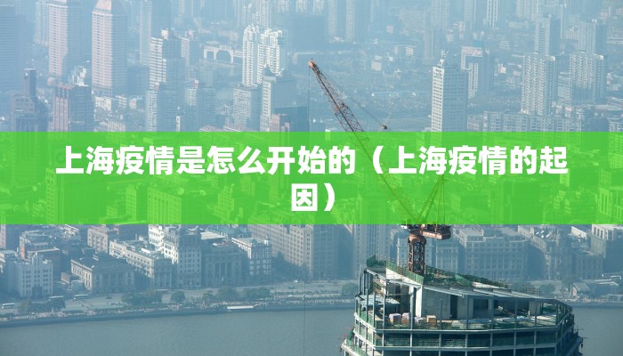 上海疫情是怎么开始的（上海疫情的起因）