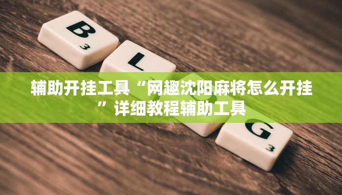 辅助开挂工具“网趣沈阳麻将怎么开挂”详细教程辅助工具