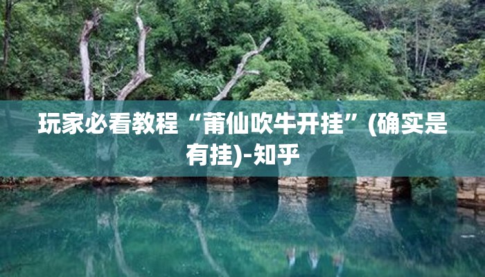 玩家必看教程“莆仙吹牛开挂”(确实是有挂)-知乎