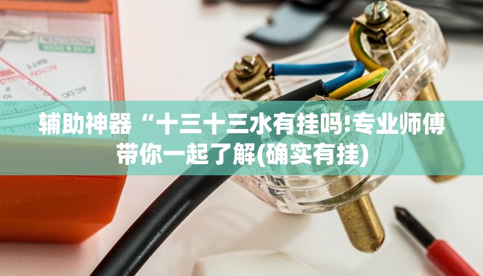辅助神器“十三十三水有挂吗!专业师傅带你一起了解(确实有挂)