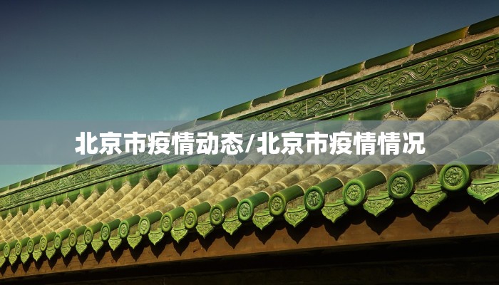 北京市疫情动态/北京市疫情情况