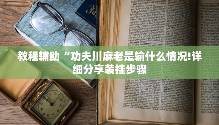 教程辅助“功夫川麻老是输什么情况!详细分享装挂步骤