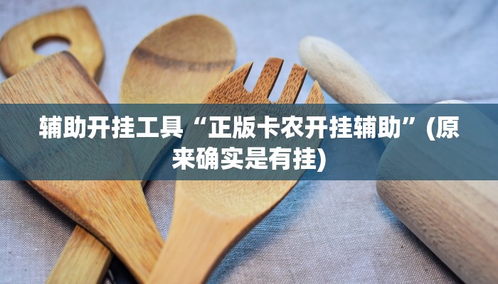 辅助开挂工具“正版卡农开挂辅助”(原来确实是有挂)