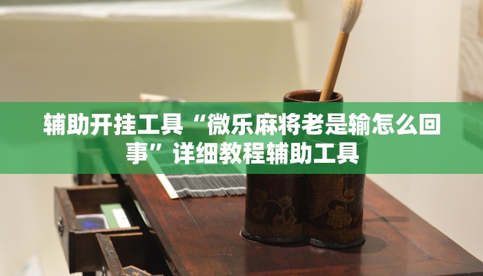 辅助开挂工具“微乐麻将老是输怎么回事”详细教程辅助工具