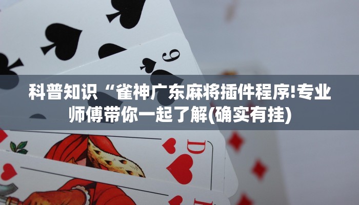 科普知识“雀神广东麻将插件程序!专业师傅带你一起了解(确实有挂)