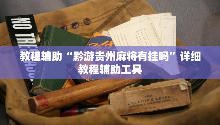 教程辅助“黔游贵州麻将有挂吗”详细教程辅助工具
