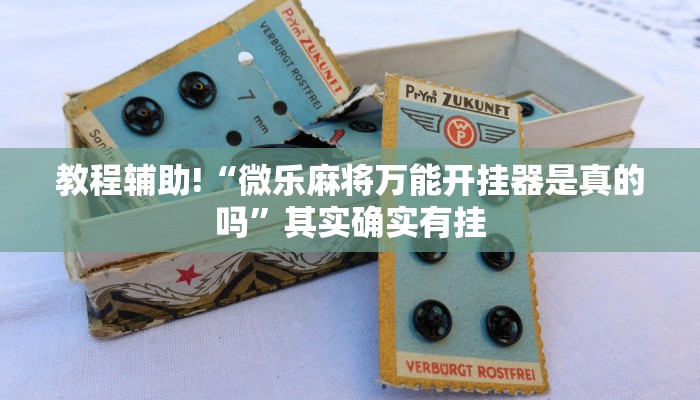 教程辅助!“微乐麻将万能开挂器是真的吗”其实确实有挂
