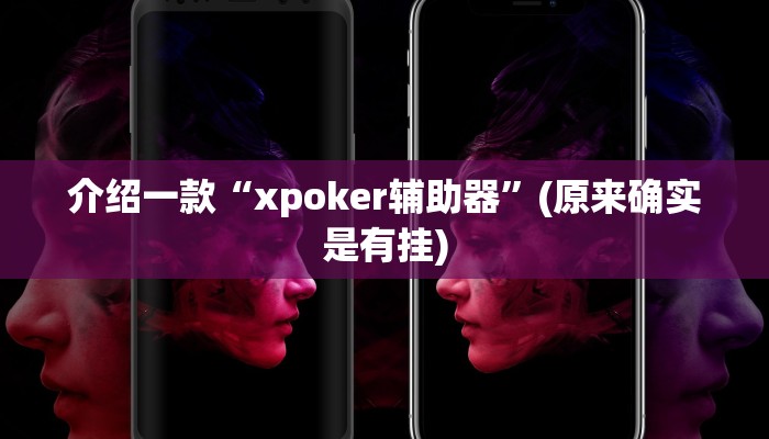 介绍一款“xpoker辅助器”(原来确实是有挂)