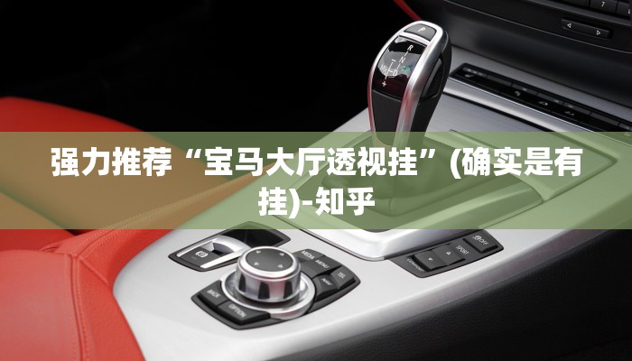 强力推荐“宝马大厅透视挂”(确实是有挂)-知乎