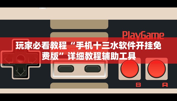 玩家必看教程“手机十三水软件开挂免费版”详细教程辅助工具