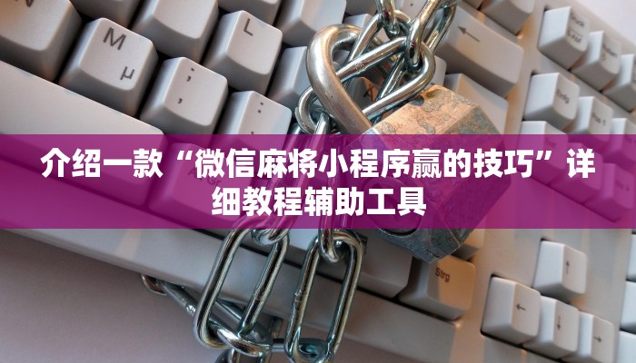介绍一款“微信麻将小程序赢的技巧”详细教程辅助工具