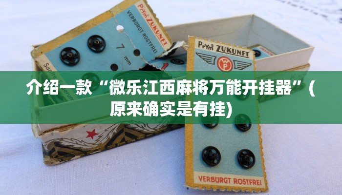 介绍一款“微乐江西麻将万能开挂器”(原来确实是有挂)