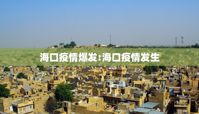 海口疫情爆发:海口疫情发生